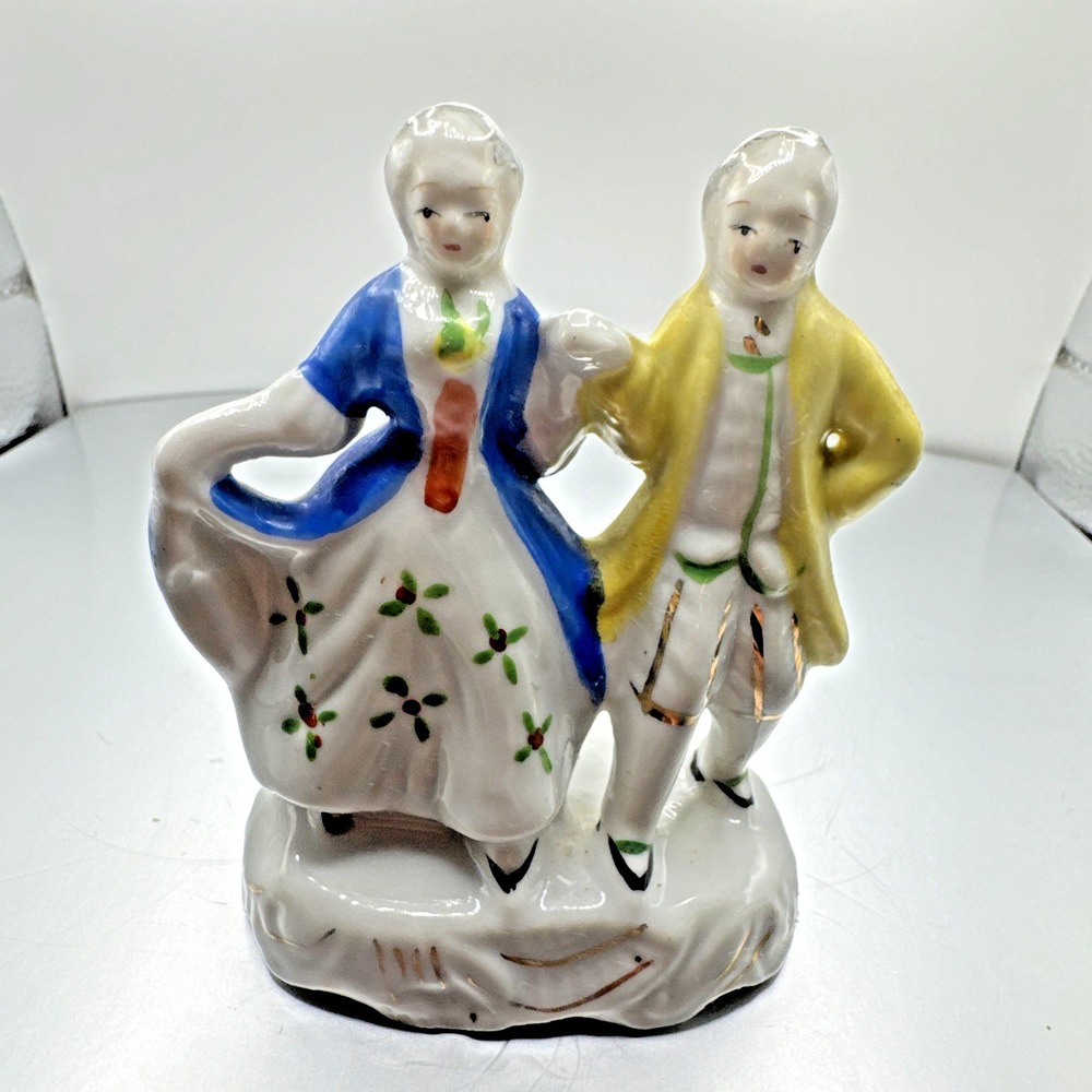 Antique Occupied Japan‎ Porcelain Figurine of Dancing Man/Woman